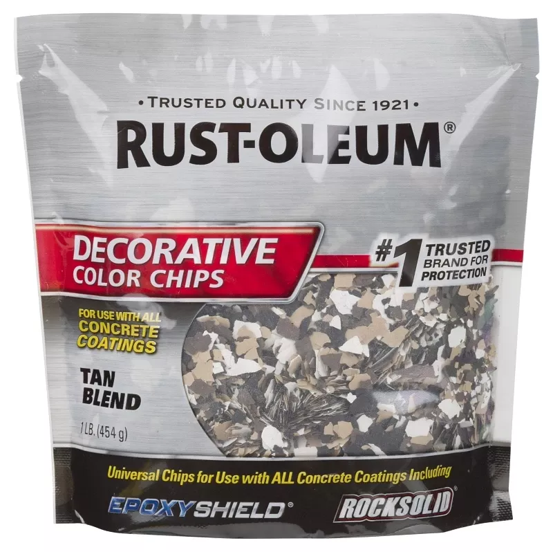 Epoxyshield Decorative Color Chips, Tan Blend, 1-lb.