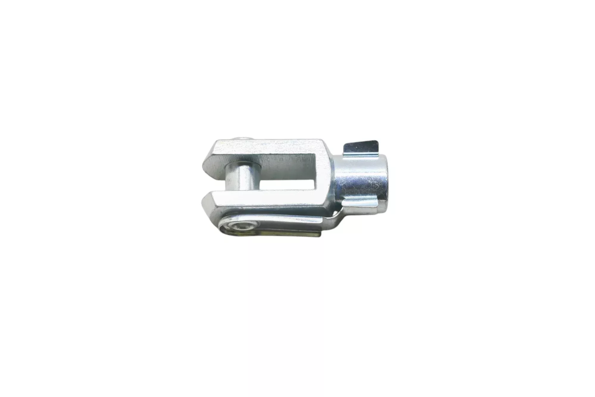 EuroSort 00001690 Galvanized Fork Head M12 with Locking Clip NOS