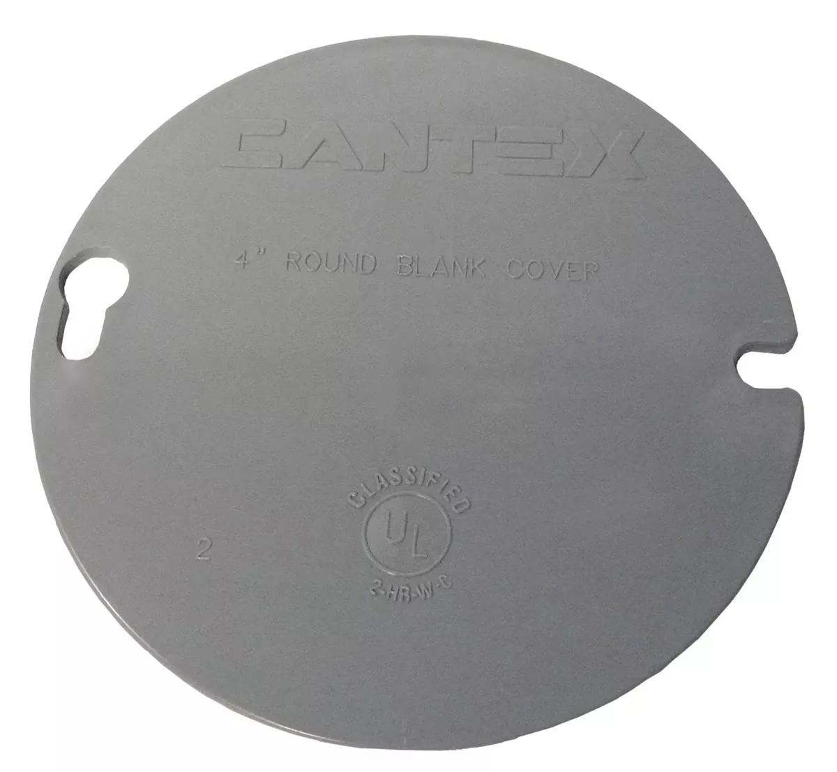 Ez Box Round Pvc Ring Cover For New And Old Work, Gray, 4 Inch