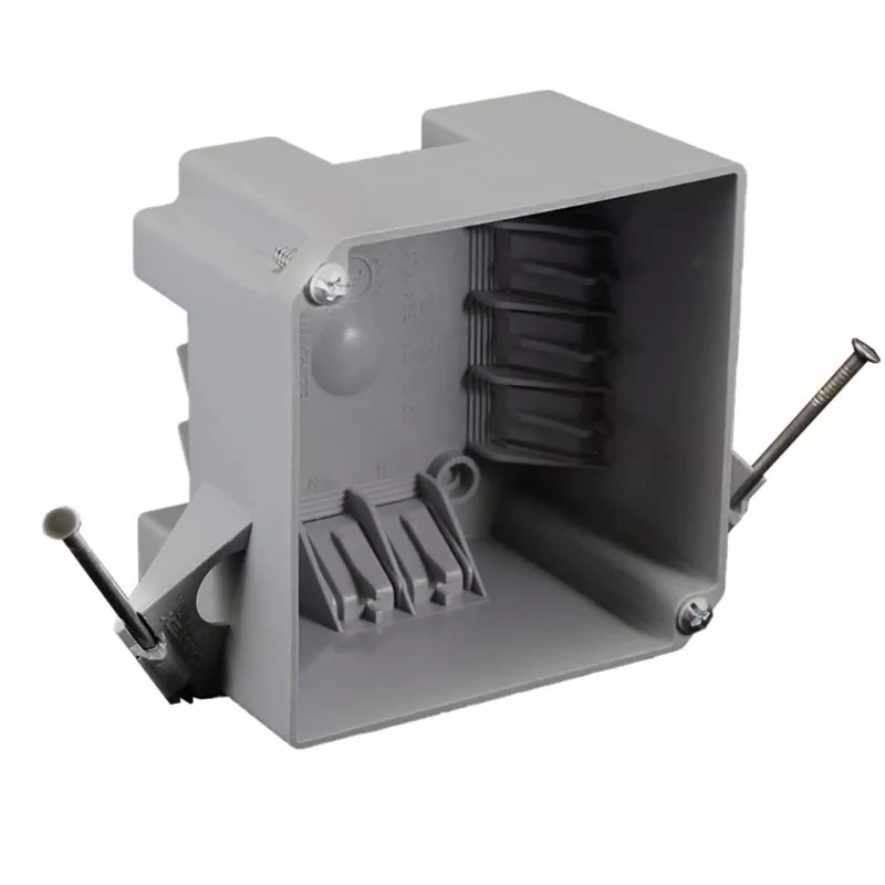 Ez32xn New Work 32 Cu In Square Pvc Outlet Box Gray