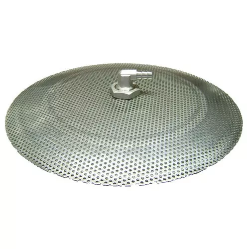 False Bottom Stainless Steel Domed - 9 in. Diameter
