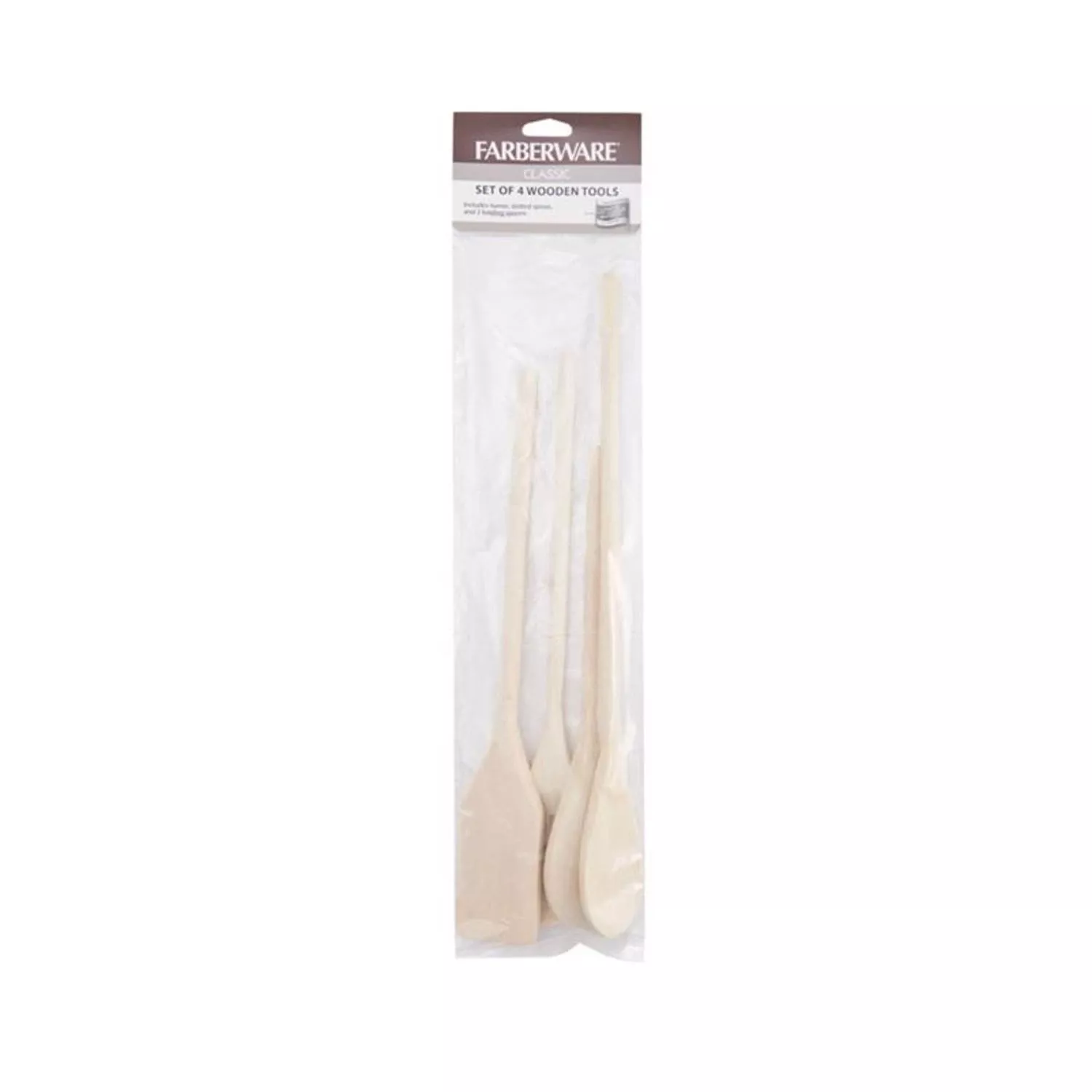 Farberware Beige Wood Spoons