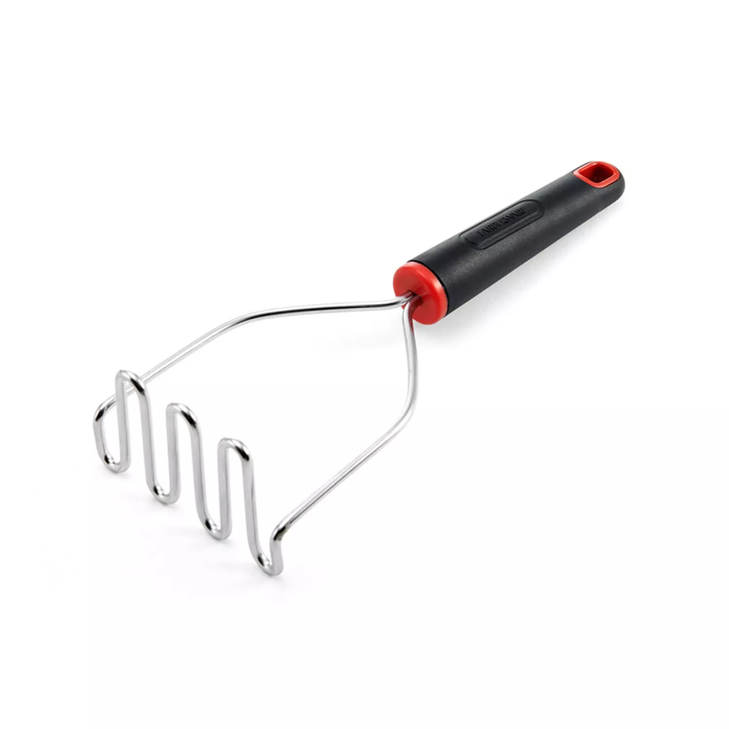 Farberware Black/silver Plastic/stainless Steel Potato Masher