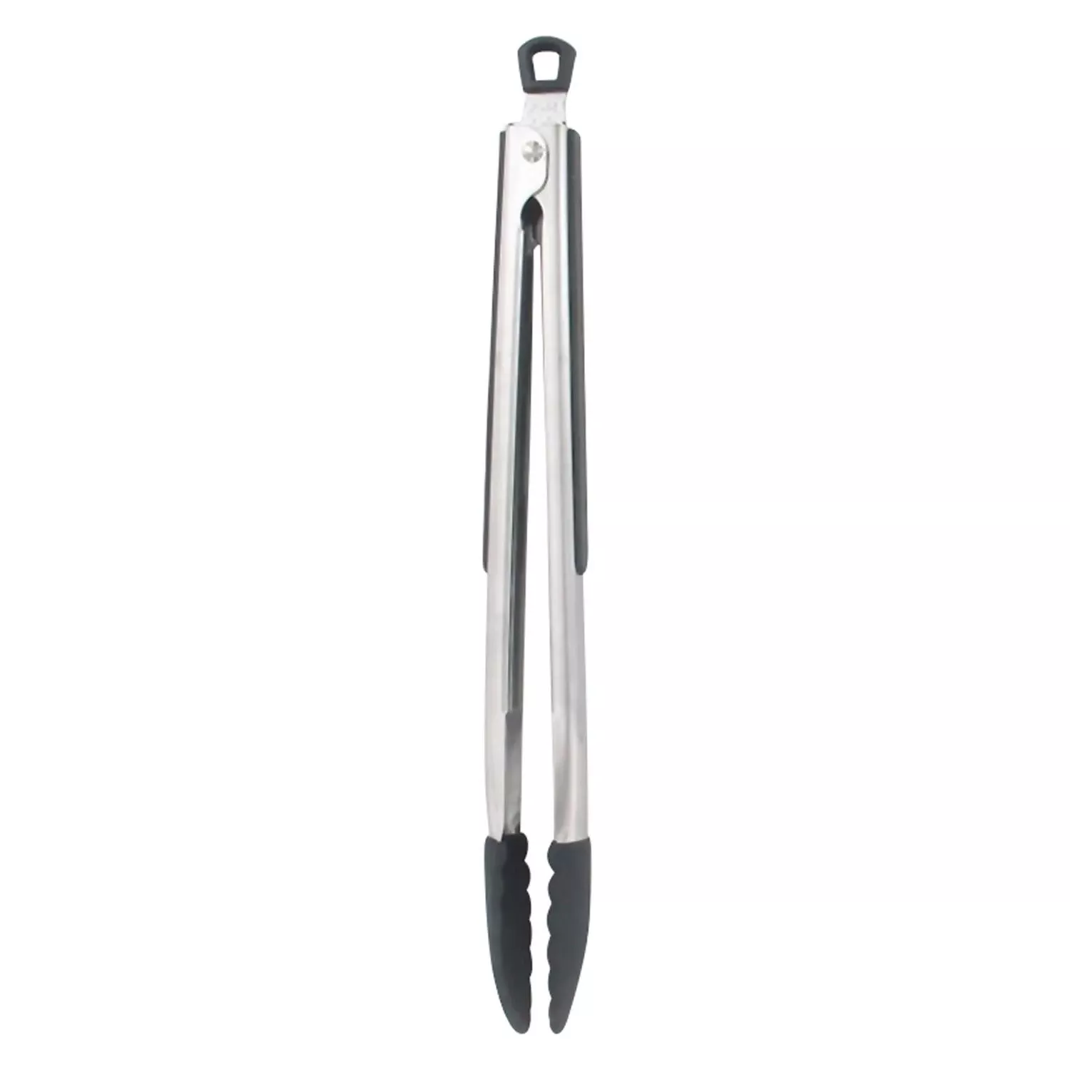 Farberware Black/silver Silicone/stainless Steel Tongs