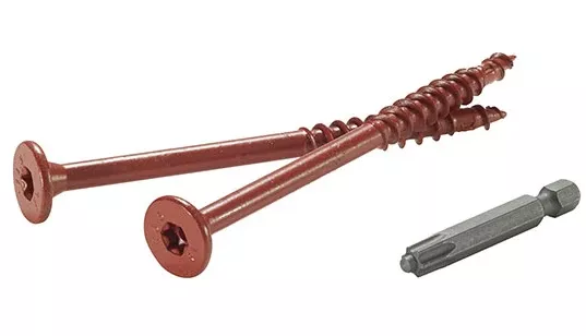 FastenMaster FlatLok 5" Structural Wood Screw 250 pc bucket