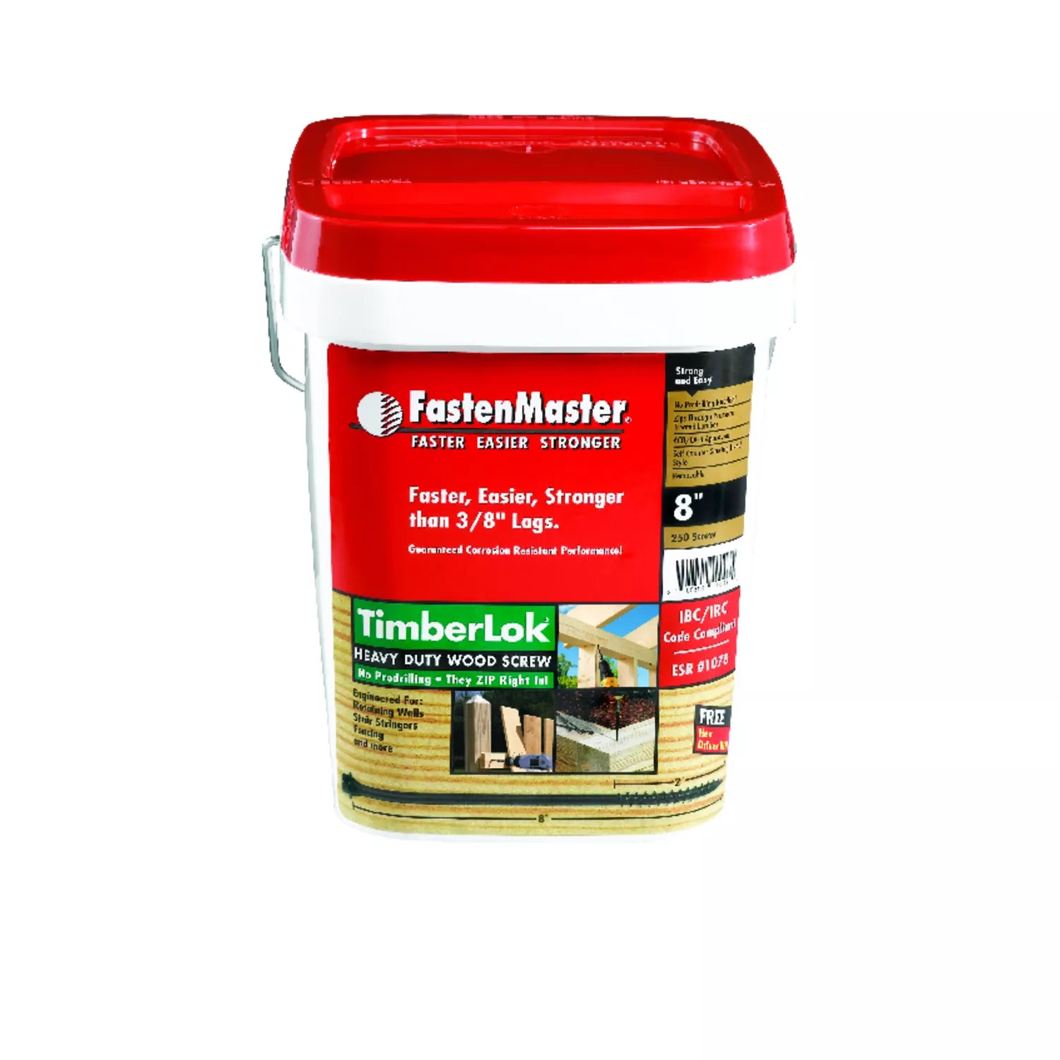 Fastenmaster Timberlok No. 10 X 8 In. L Hex Epoxy Coarse Wood Screws 250 Pk