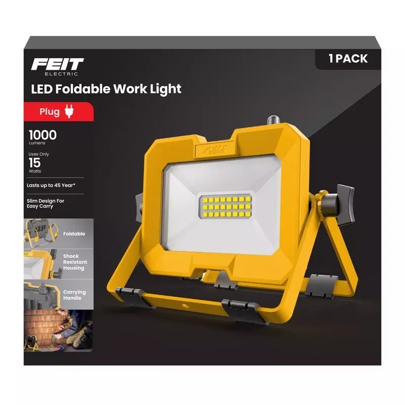 Feit Electric 1000 Lumens Led Corded Scissor Folding Worklight