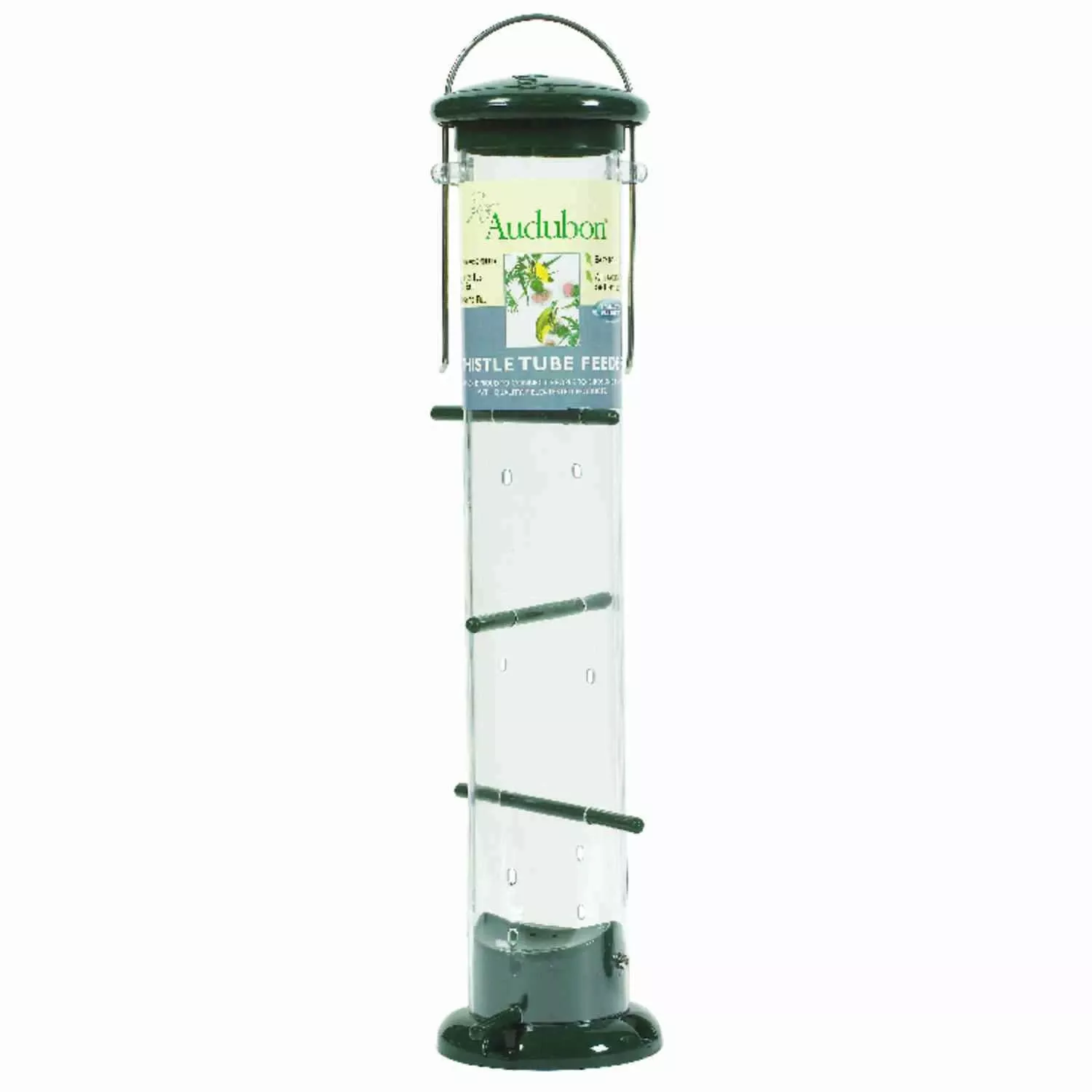 Finch 2 Lb Plastic Thistle Tube Bird Feeder With 8 Ports
