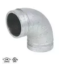Fire Elbow Grooved 90 Degree Galvanized for Sprinklers VG210