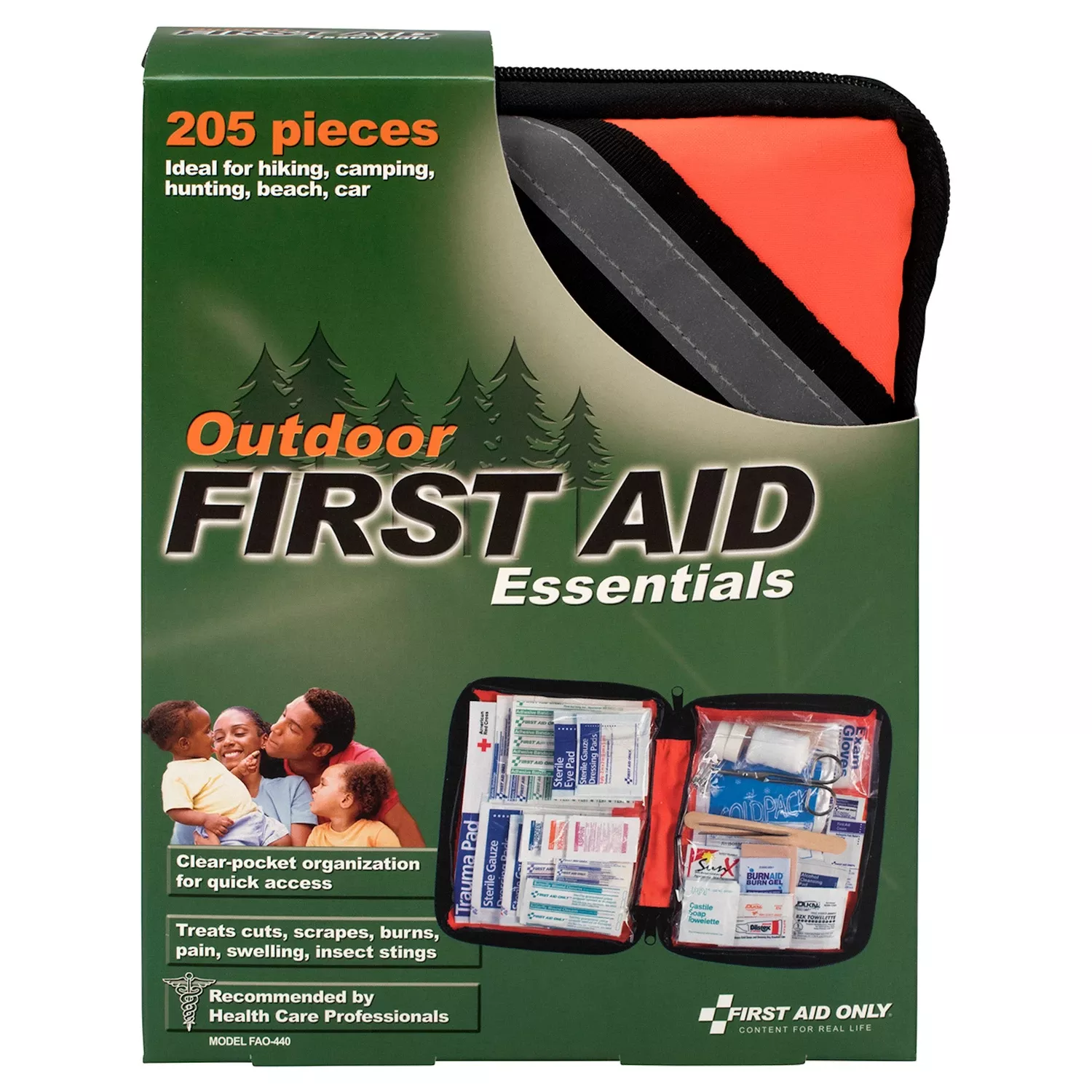 First Aid Only Outdooor First Aid Kit 205 Ct