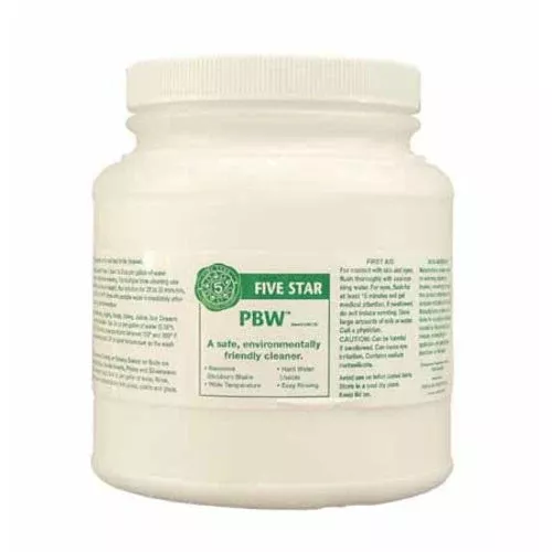 Five Star PBW Cleaner – 4 lb Jar – Heavy Duty Brewery Wash