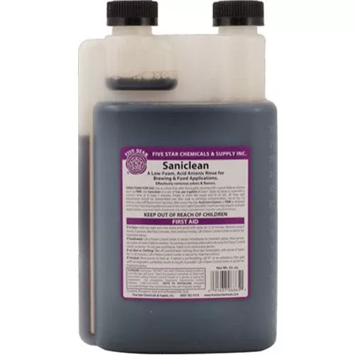 Five Star SaniClean Low-Foaming Sanitizer – 32 oz Bottle