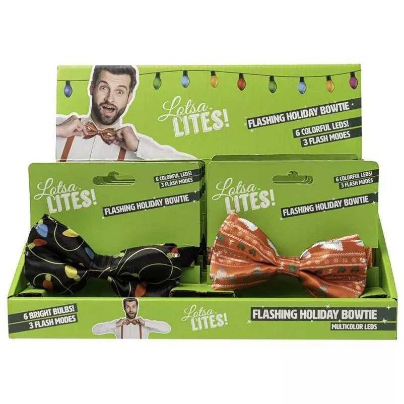 ! Flashing Bowtie – Holiday Decoration For Festive Celebrations
