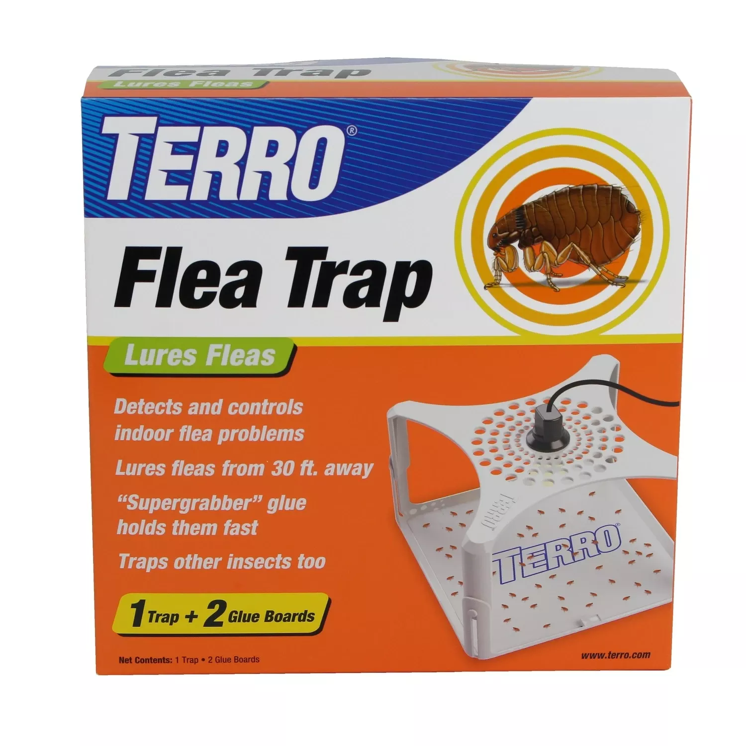 Flea Trap 8.3 Oz - Indoor Glue Trap For Fleas And Ticks