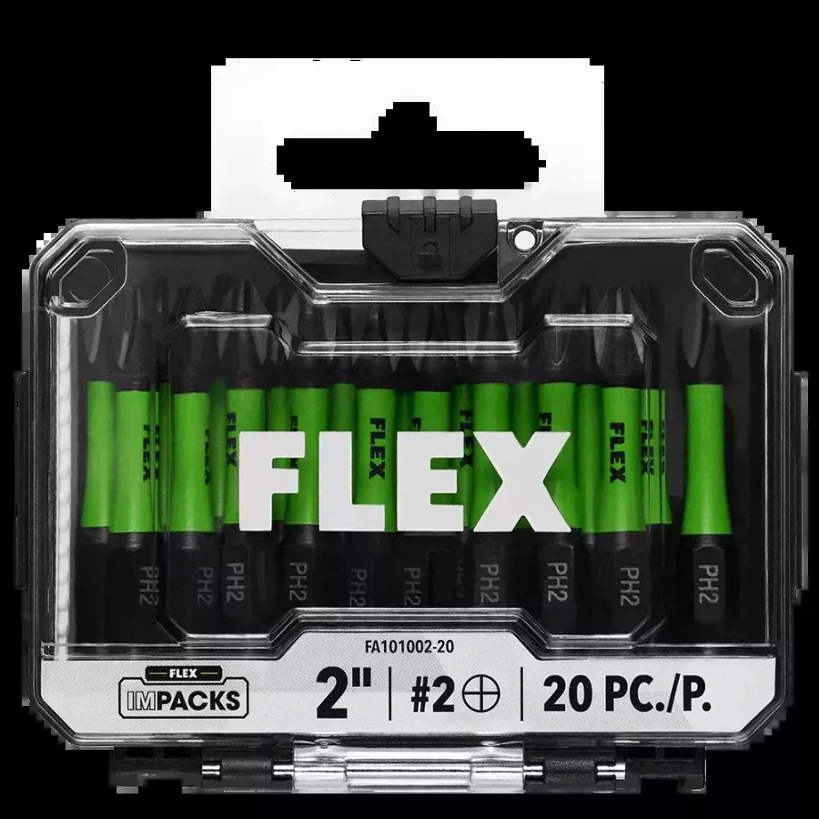 FLEX FA101002-20 2″ PH2 Impact Driver Bit 20 Bulk