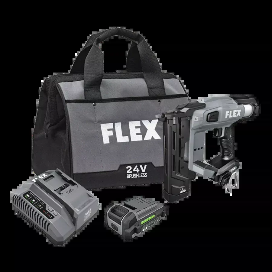 FLEX FX4511-1A 1/4″ Narrow Crown Stapler Kit