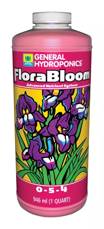 Florabloom Liquid Nutrient System 1 Quart - Hydroponic Bloom Nutrient Solution