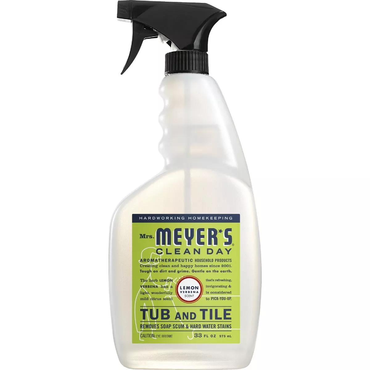 Foaming Tub & Tile Cleaner, Lemon Verbena, 33 Oz. Trigger Spray