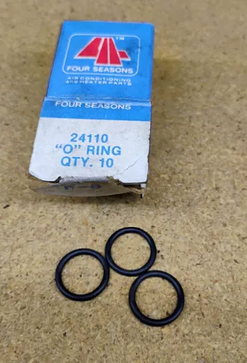 Four Seasons 24110 AC O-Ring 1/2 Inch Tube #8 3-Pack NORS