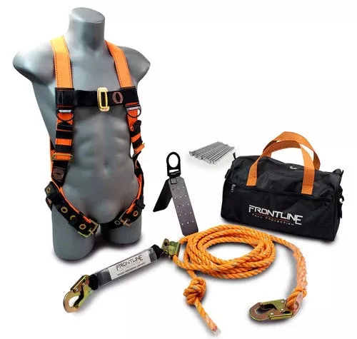 Frontline RK5PTB25 Combat Complete Roofers Kit with 25′ Lifeline