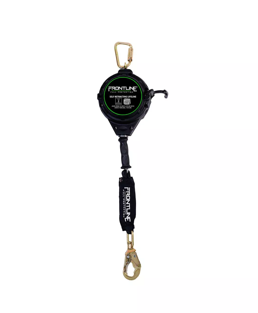 Frontline RPGCLE Leading Edge Cable Single Leg SRL with Steel Snap Hook End with Carry on Handle and Tagline 50′