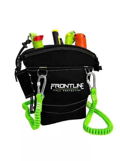 Frontline TP10 ToolGrip 10 lbs Tool Pouch with Tool D-Rings, Tool Slots and Zipper Closure, 3-Pack
