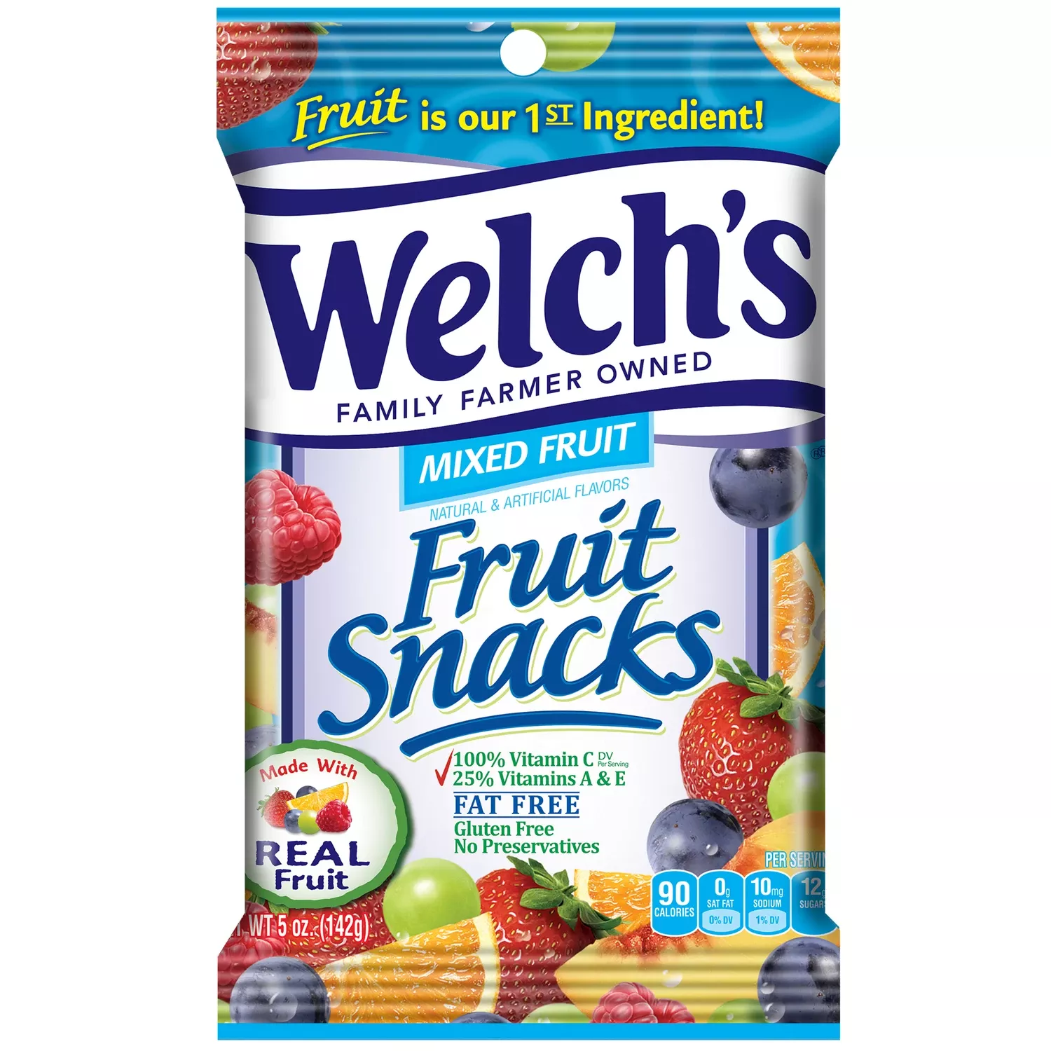 Fruit Snacks Mixed Fruit, 5 Oz.
