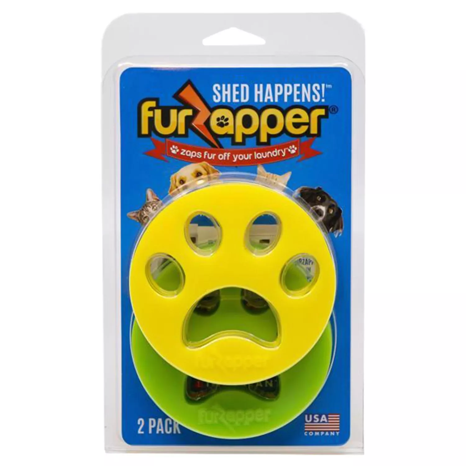 Furzapper Assorted All Pets Hair Lifter 2 Pk