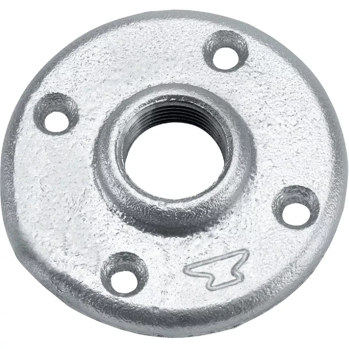 Galvanized Floor Flange, 1-1/2 In.