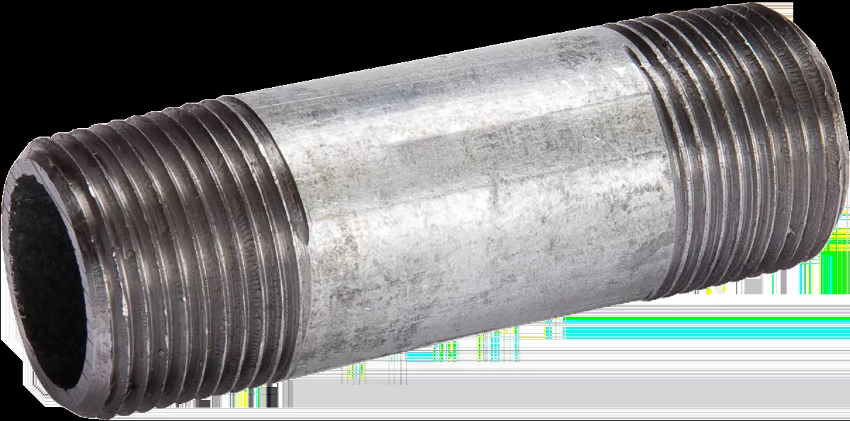 Galvanized Pipe Nipple, 1/2 X 5-1/2 In.