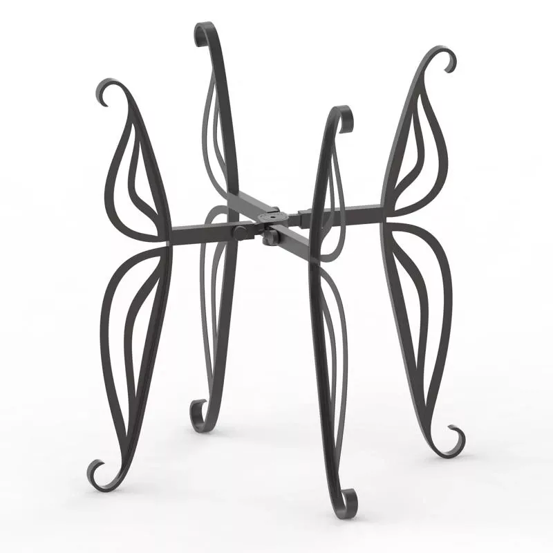 Gardien Black Steel Plant Stand 75lb Capacity Indoor Outdoor