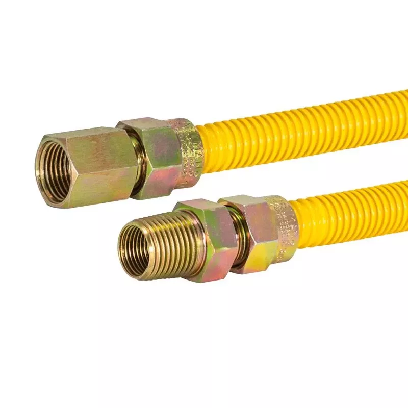 Gas Connector, Epoxy Coated, 3/8 Od X 36 In.