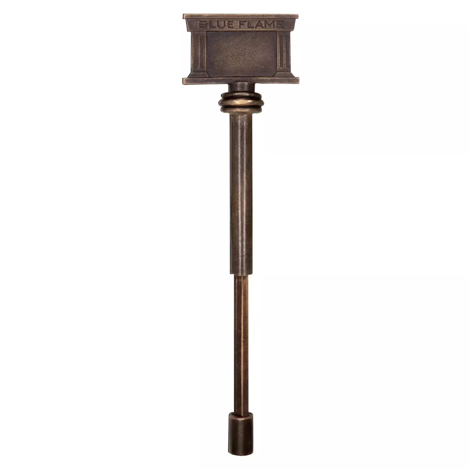 Gas Valve Fireplace Key, Antique Brass, 4-8 In.