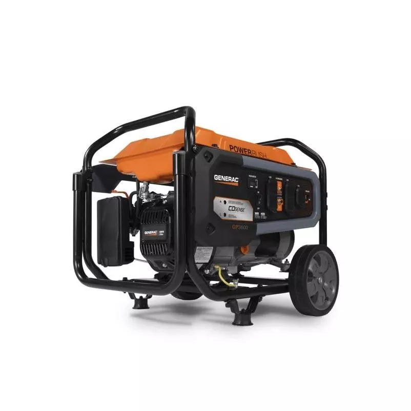 Generac Powerrush 3600w Portable Gas Generator – Compact Emergency Power Solution