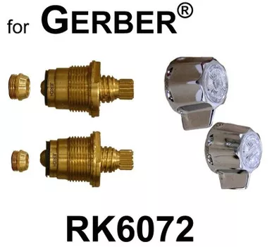 For Gerber RK6072LF 2 Valve Rebuild Kit