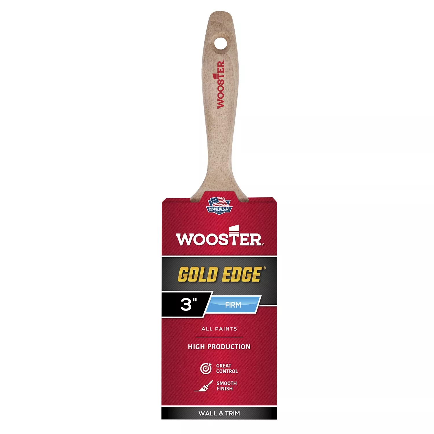 Gold Edge Varnish Brush, 3 In.