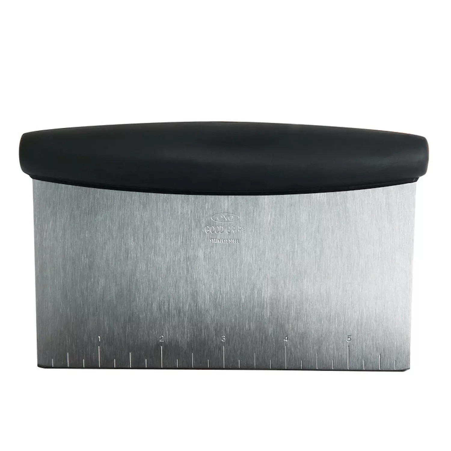 Good Grips Gray Stainless Steel Multi-purpose Scraper/chopper Model 73281