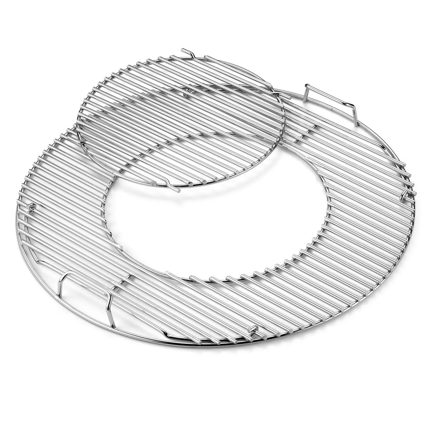 Gourmet Barbeque System Grate Set For 22 In. Weber Charcoal Grills