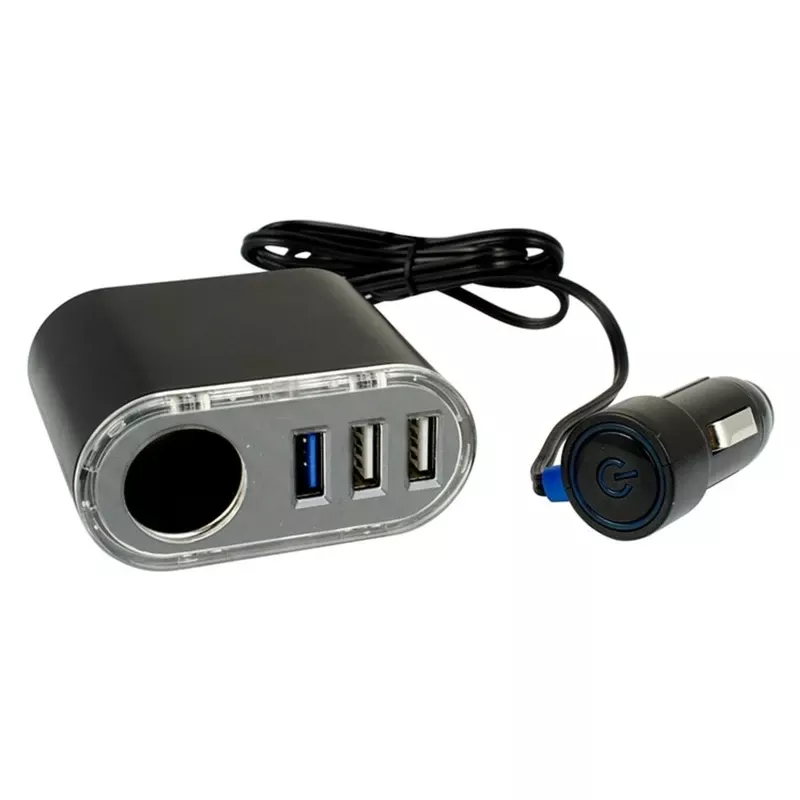 Goxt 12 V Black Quad Charger 1 Pk