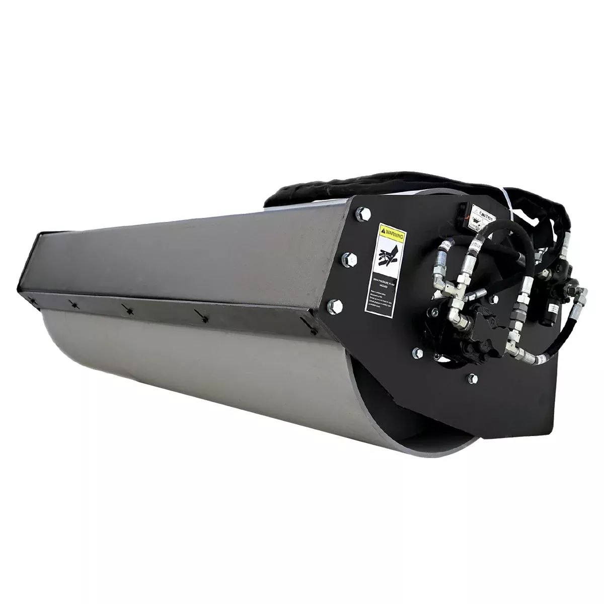Greatbear 72″ Skid Steer Vibratory Roller 24″ Smooth Drum Attachment