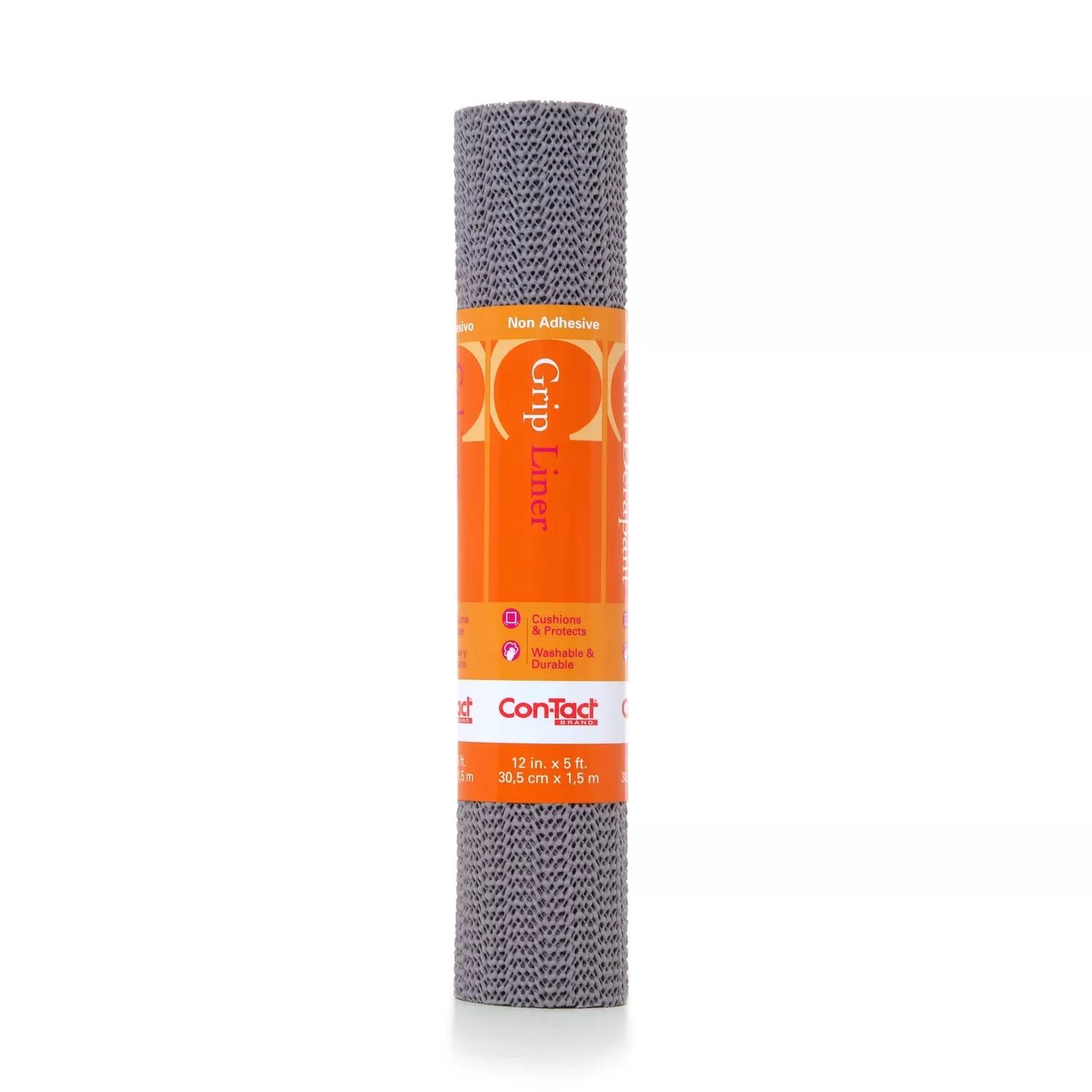 Grip 5 Ft. L X 12 In. W Alloy Non-adhesive Shelf Liner