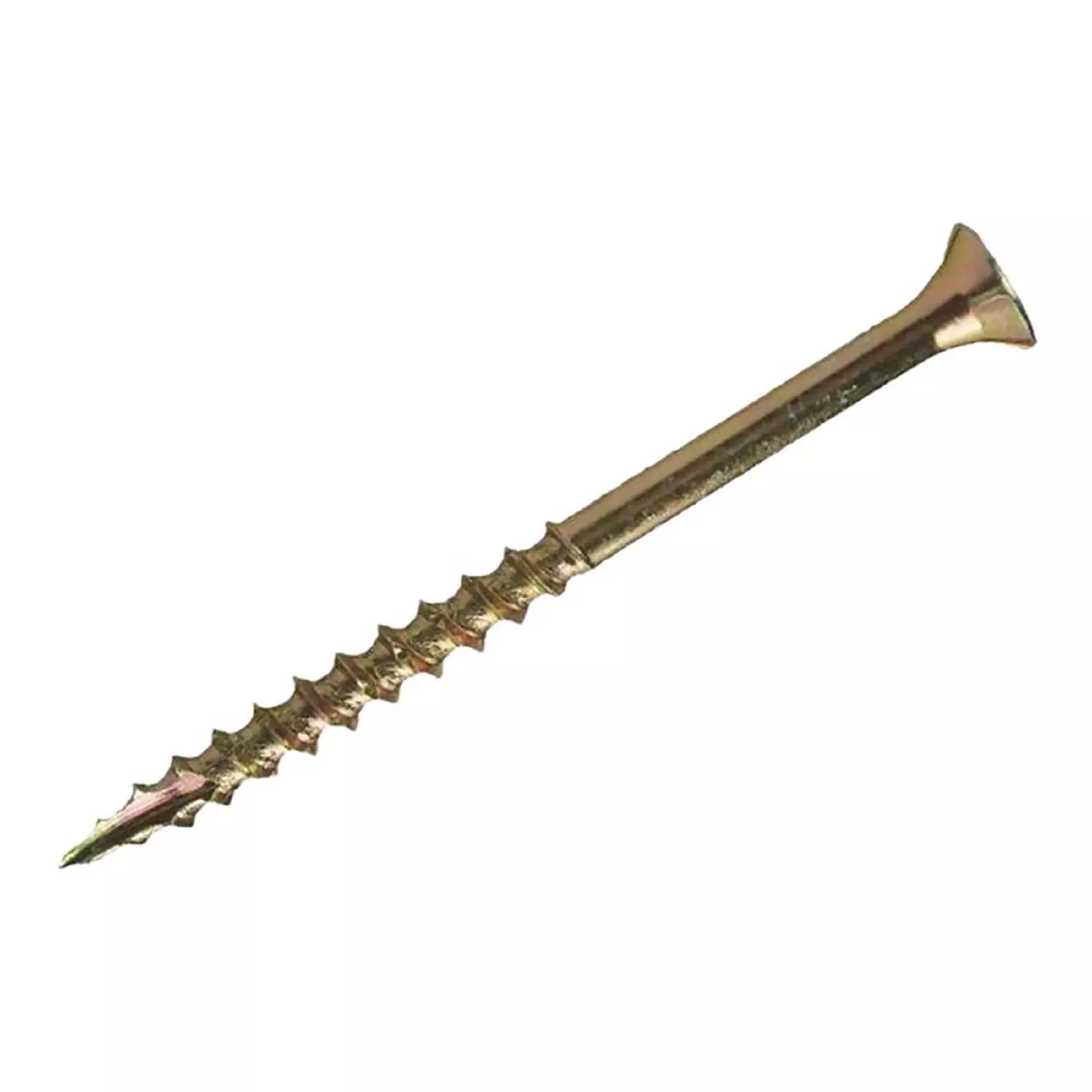Grip-rite No. 8 X 1-1/4 In. L Star Flat Head Coarse Construction Screws