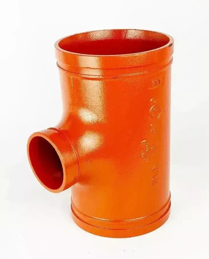 Grooved Reducing Tee Fire Protection