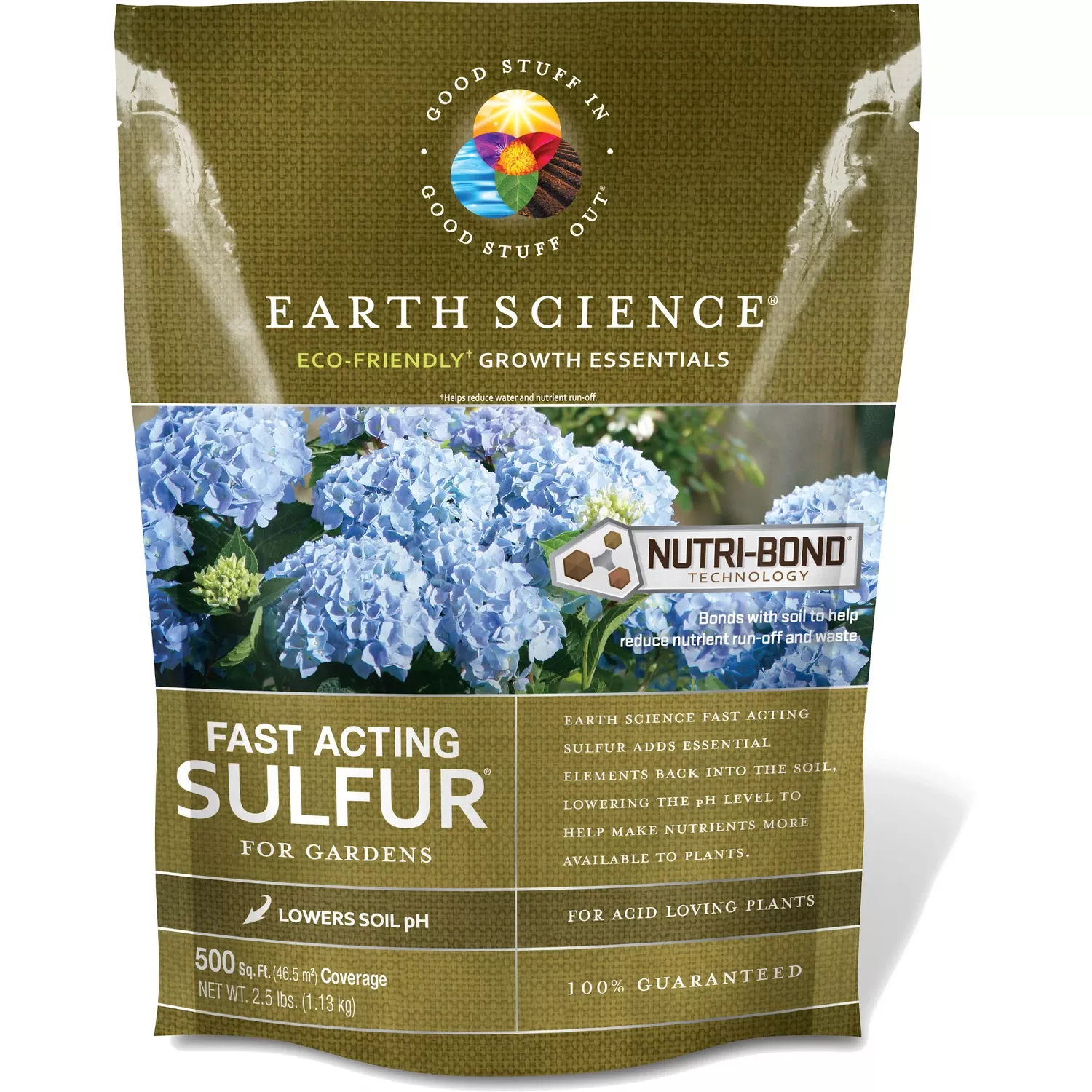 Growth Essentials Garden Fa Sulfur, 500 Sq. Ft. Coverage, 2.5 Lbs.