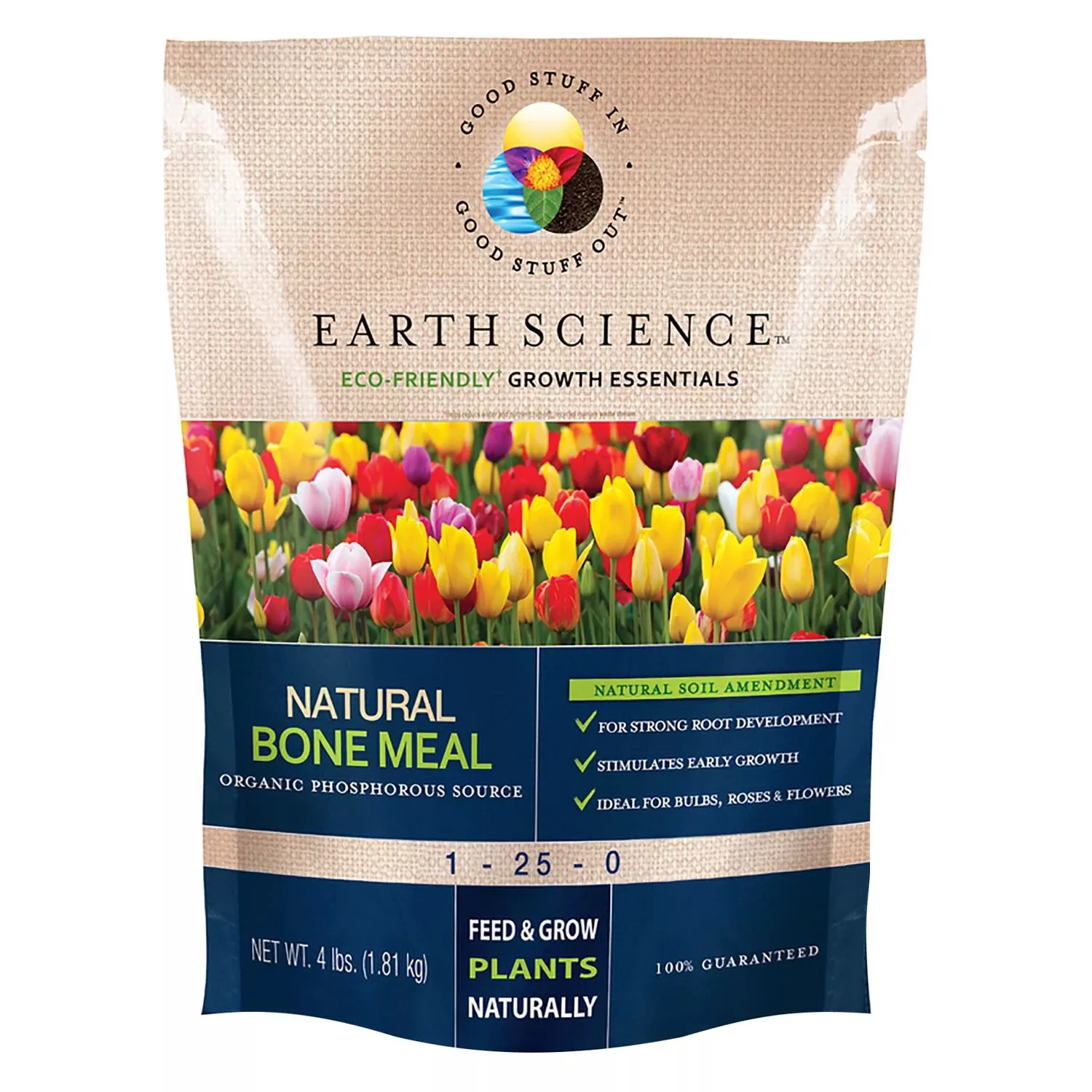 Growth Essentials Organic Granules Bone Meal 4 Lb For All Plants