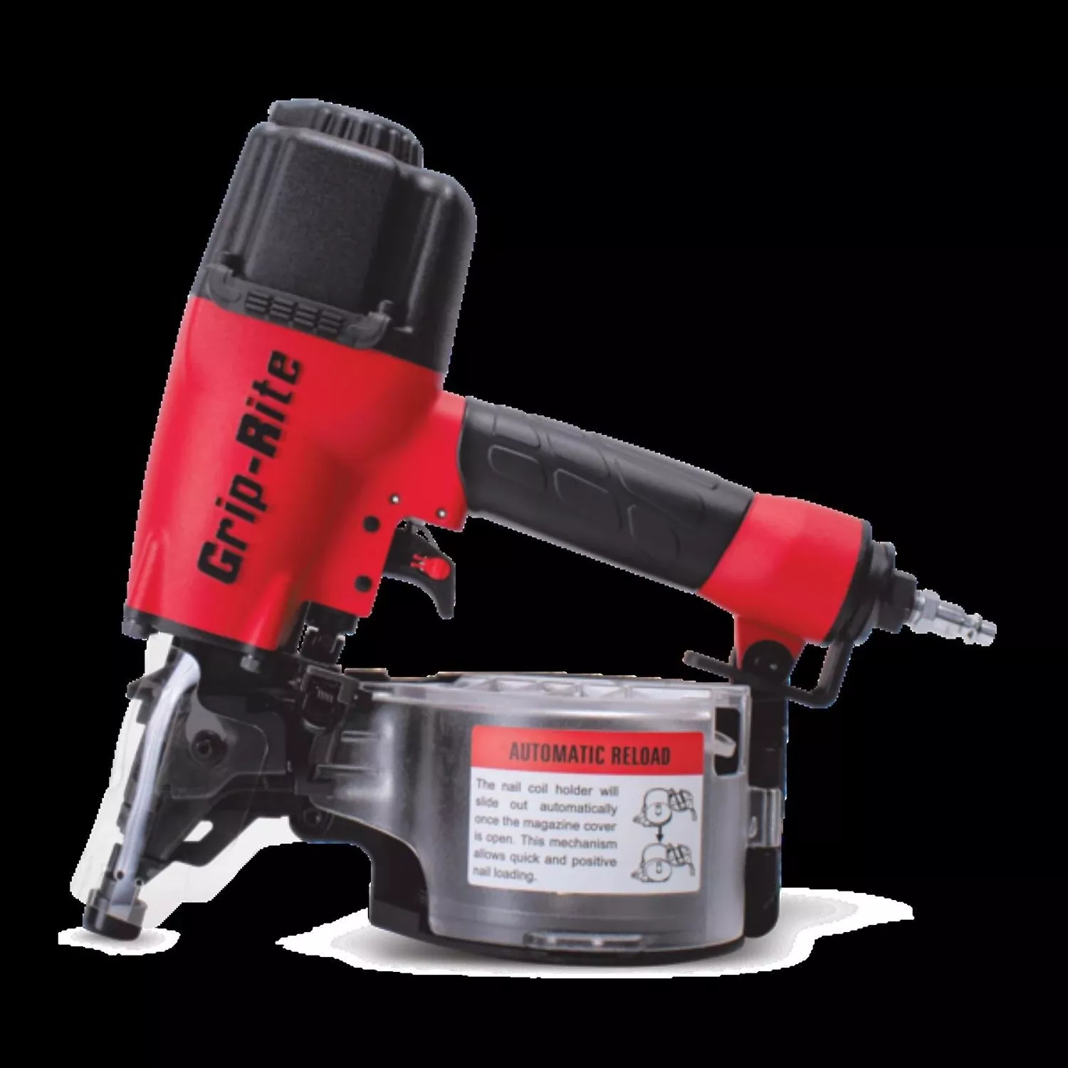 Grtcs250 15-degree Coil Siding Nailer For Wire And Plastic Fasteners
