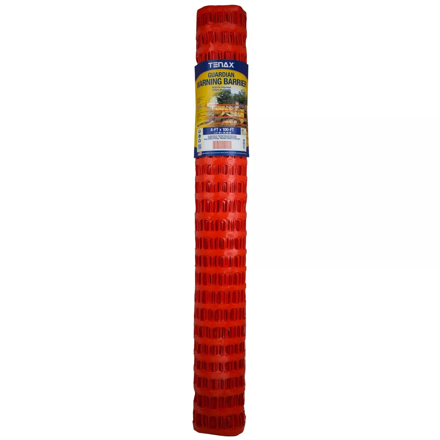 Guardian 4 Ft. H X 100 Ft. L Polyethylene Safety Fence, Orange