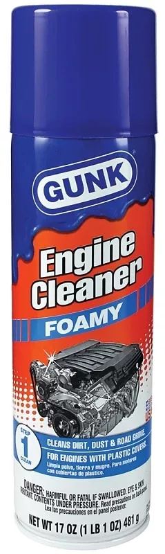 Gunk Feb1 Foamy Engine Brite Engine Degreaser, 17oz.