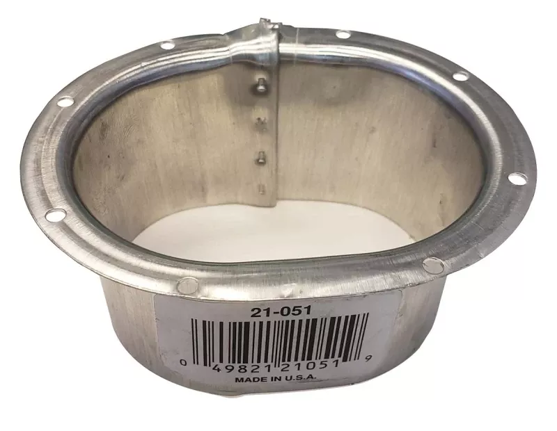 Gutter Outlet, C Style, Mill Finish Aluminum, 2 X 3 In.