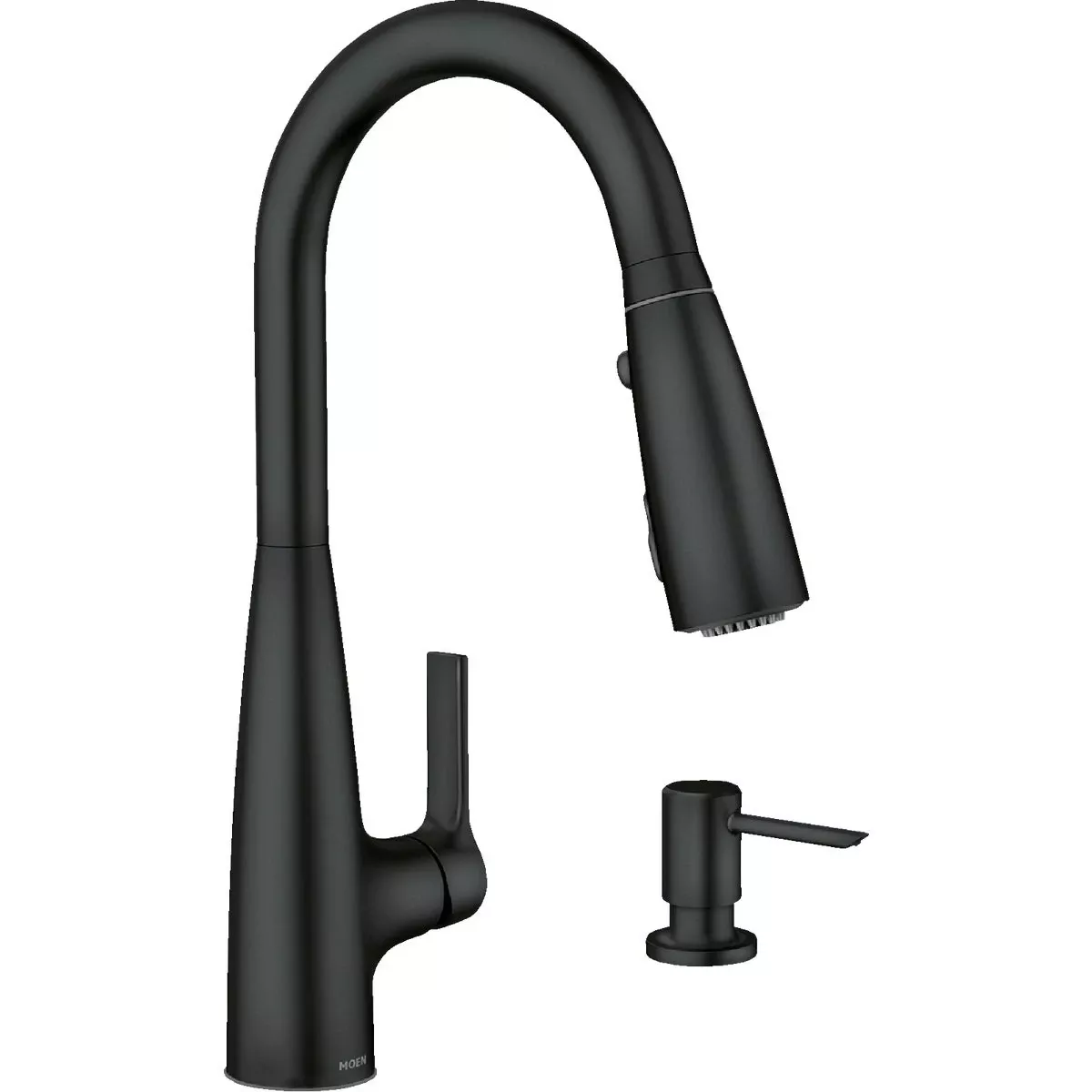 Haelyn 2-handle Pull-down Kitchen Faucet With Colorcue Technology, Matte Black